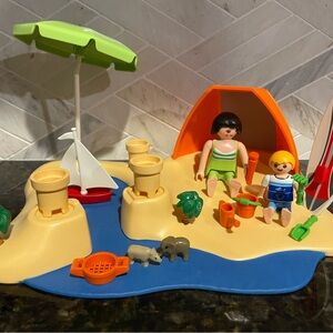 Playmobil 4149 Beach Holiday Compact Set - Complete